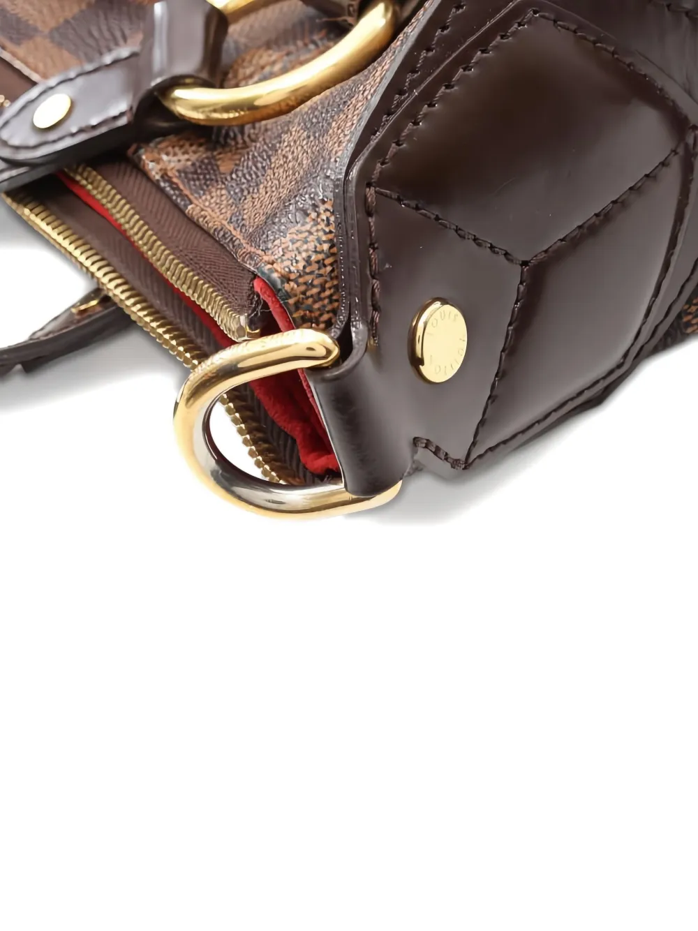 Pre-owned Louis Vuitton Evora Mm Two-way Handbag In Brown