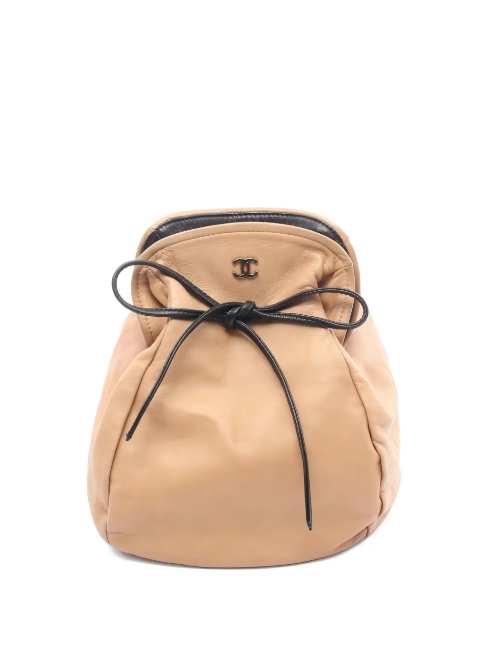 CHANEL Pre-Owned 1997-1999 Coco Mark drawstring handbag | Neutrals | Image 1