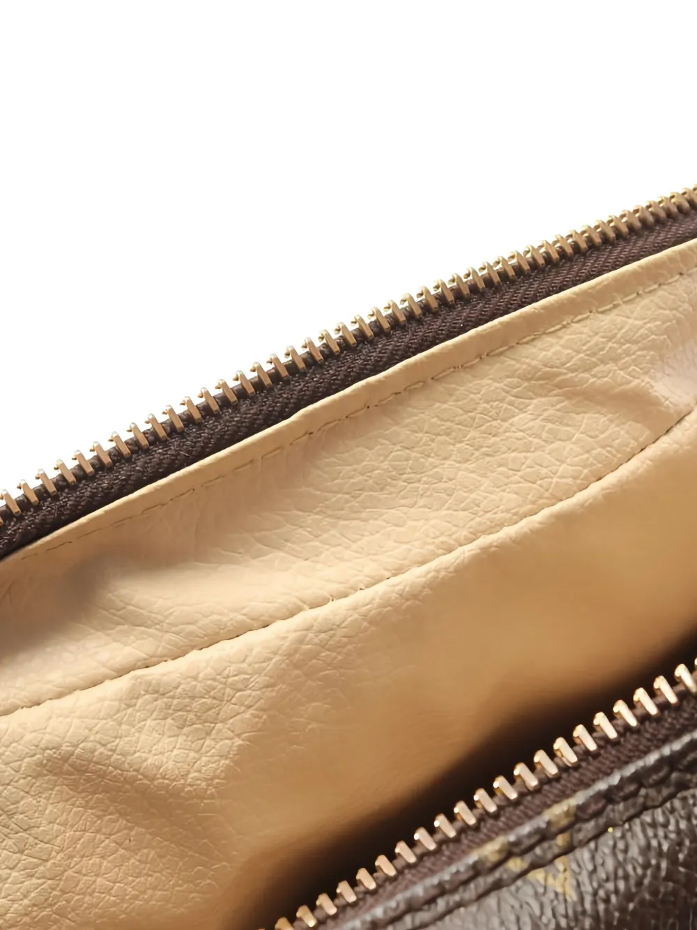 Pre-owned Louis Vuitton Trousse Toilette 23 Cosmetic Pouch In Brown