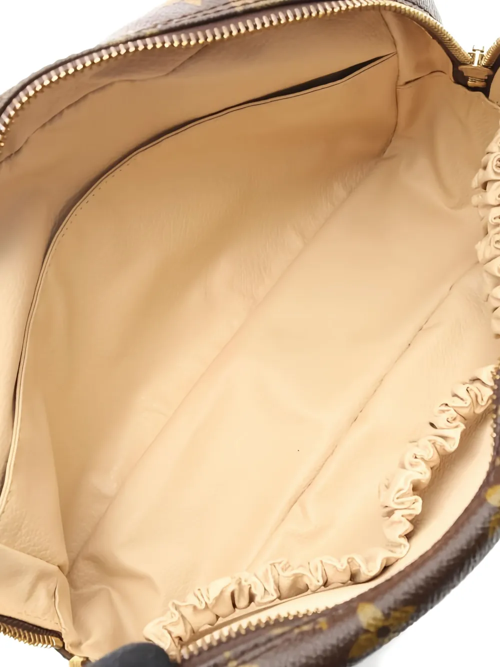 Pre-owned Louis Vuitton Trousse Toilette 23 Cosmetic Pouch In Brown