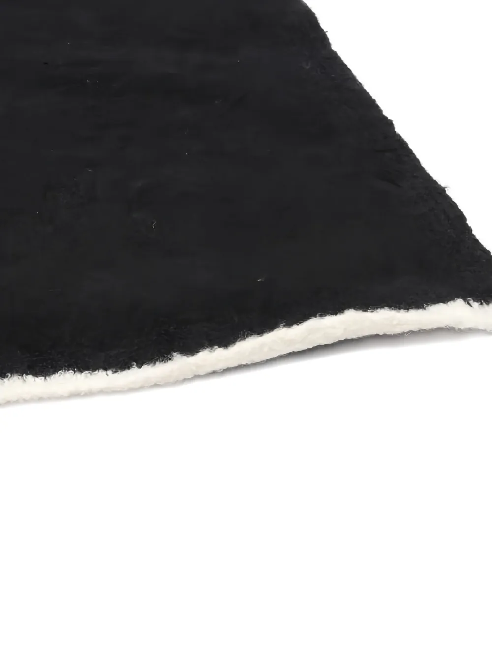 Pre-owned Chanel Coco Mark Cashmere Blend Scarf In Black