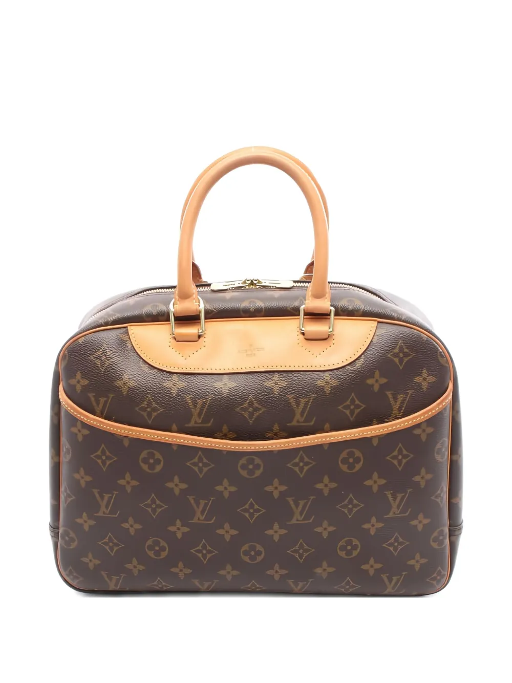 Louis Vuitton Pre-Owned 2000 Monogram Canvas bowling Deauville handbag | Brown | Image 1