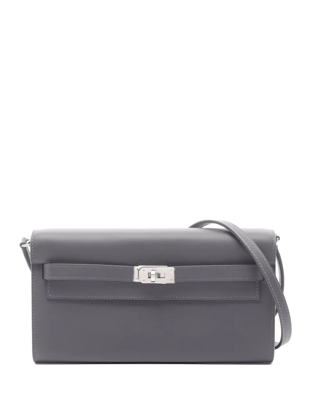 Hermès Pre-Owned 2025 Kelly To Go shoulder wallet - グレー Hermès Pre-Owned 2025 Kelly To Go shoulder wallet - グレー