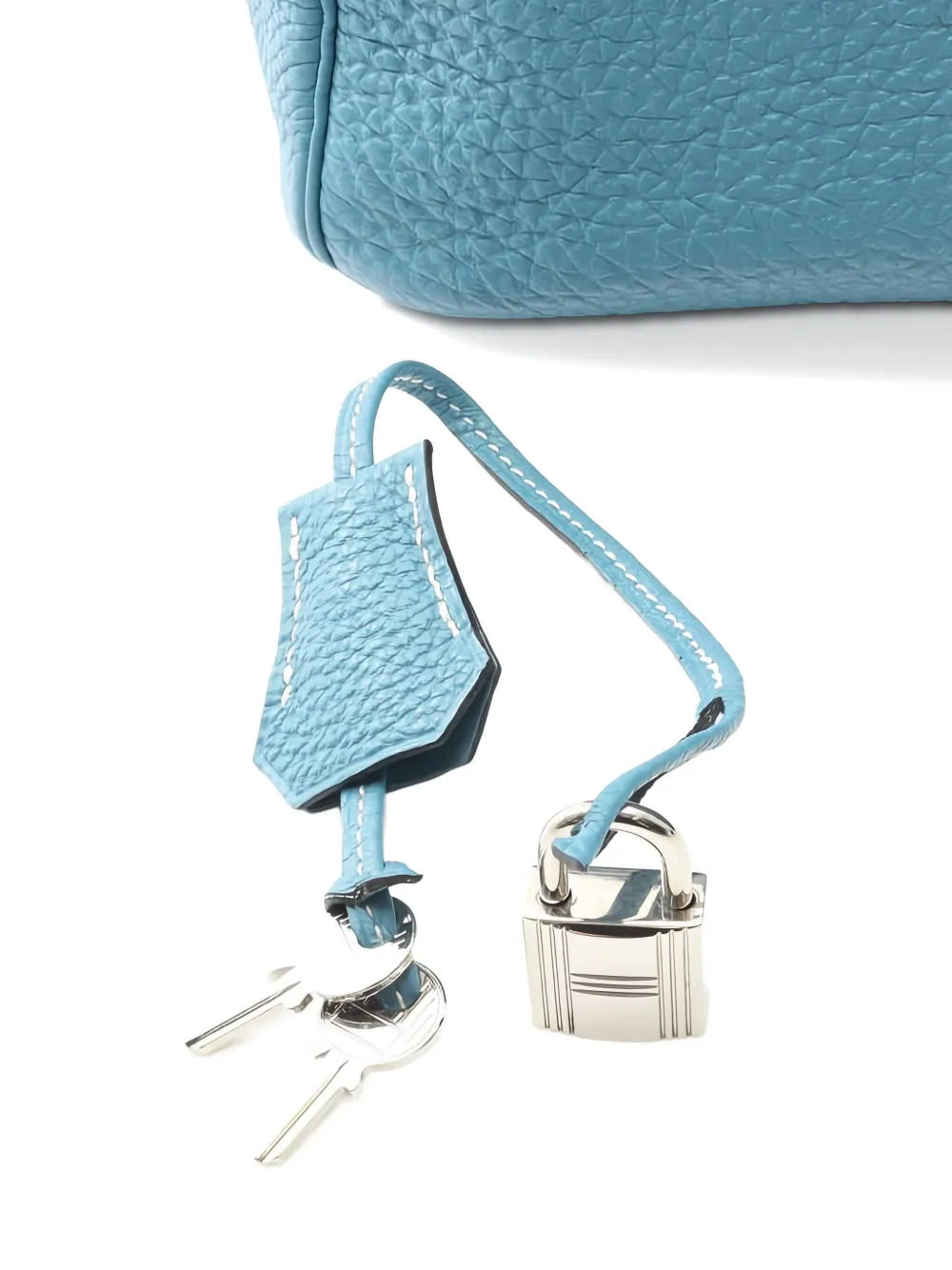Pre-owned Hermes 2009 Birkin 35 Tote Bag In Blue