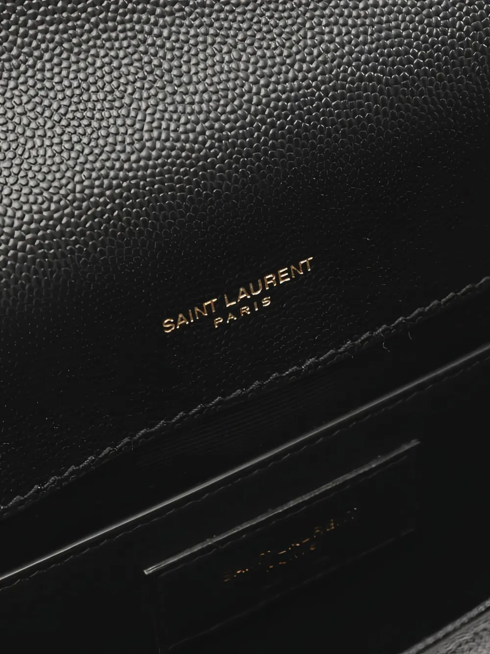 Pre-owned Saint Laurent 2020s Small Kate Chain Shoulder Bag In Black