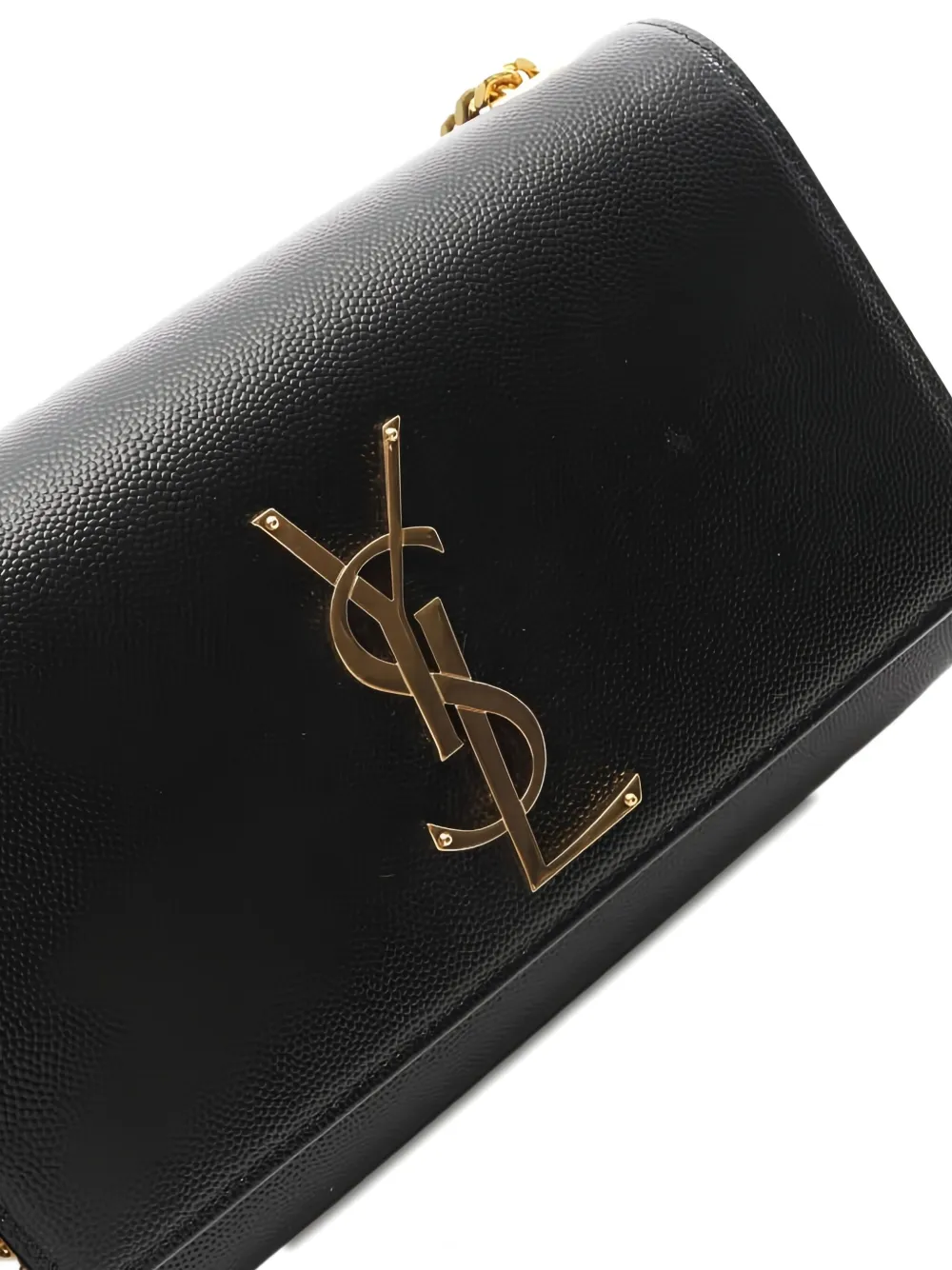 Pre-owned Saint Laurent 2020s Small Kate Chain Shoulder Bag In Black