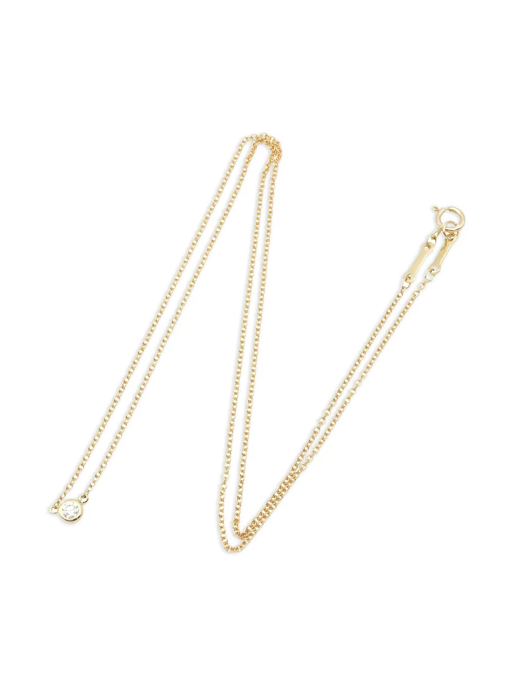 Tiffany & Co Eyewear 18K yellow gold By-The-Yard diamond necklace | Gold | Image 1