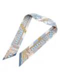 Hermès Pre-Owned Brides et Gris scarf - Blue