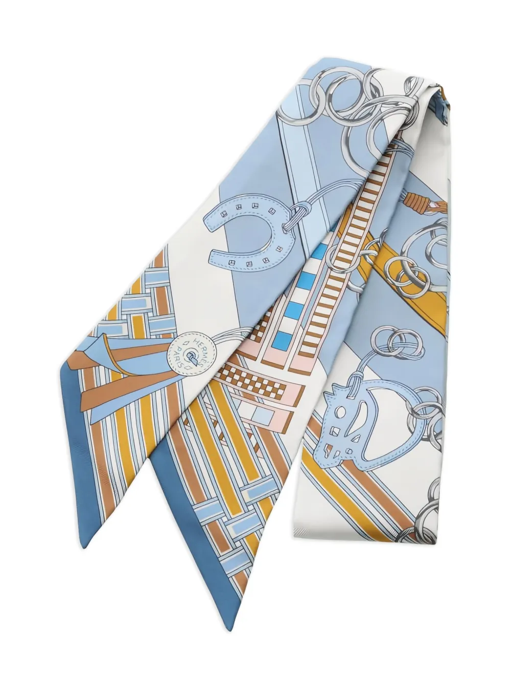 Hermès Pre-Owned Brides et Gris scarf | Image 2