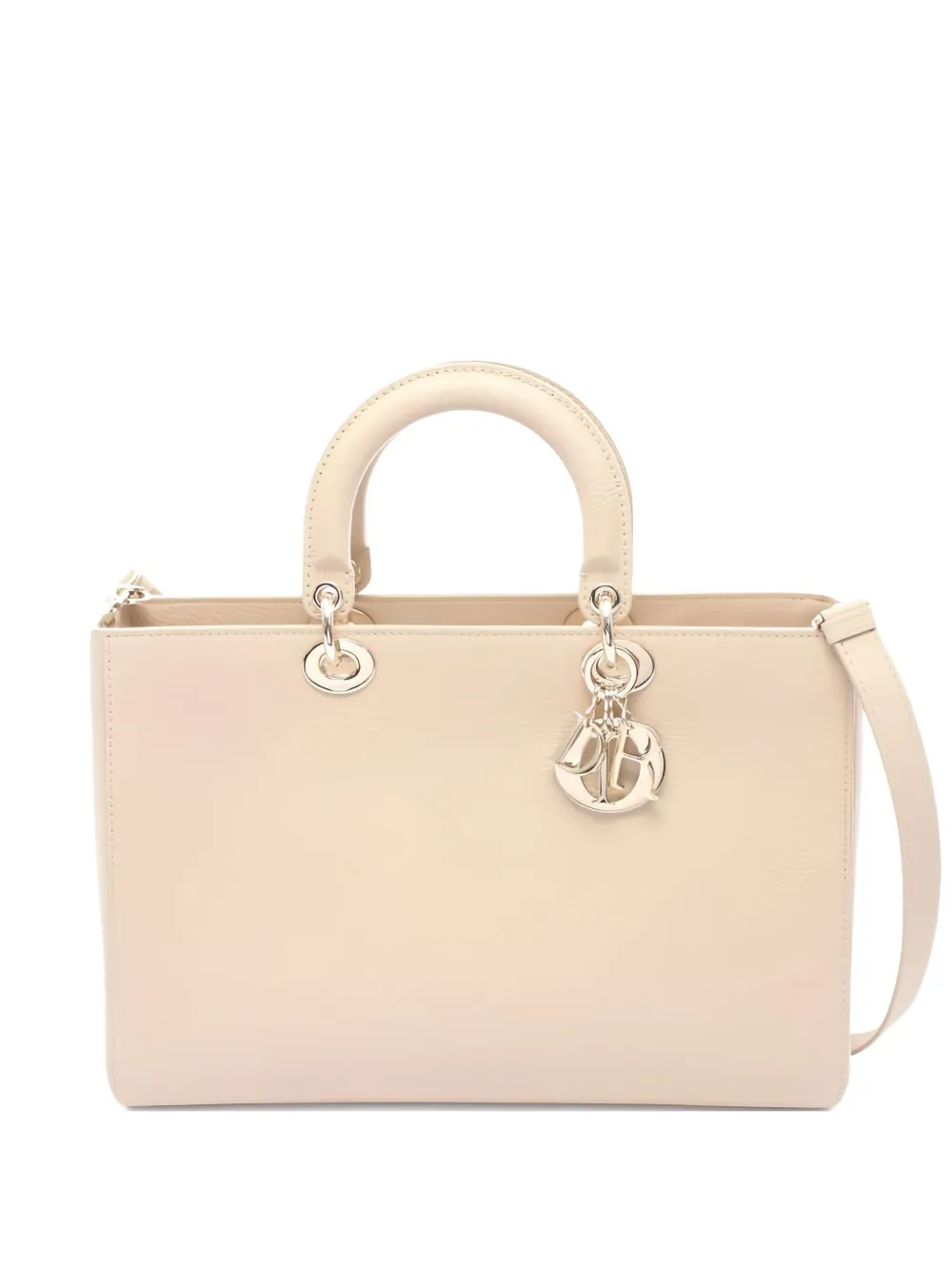Christian Dior Pre-Owned large Lady D-Sire two-way handbag | Neutrals | Image 1