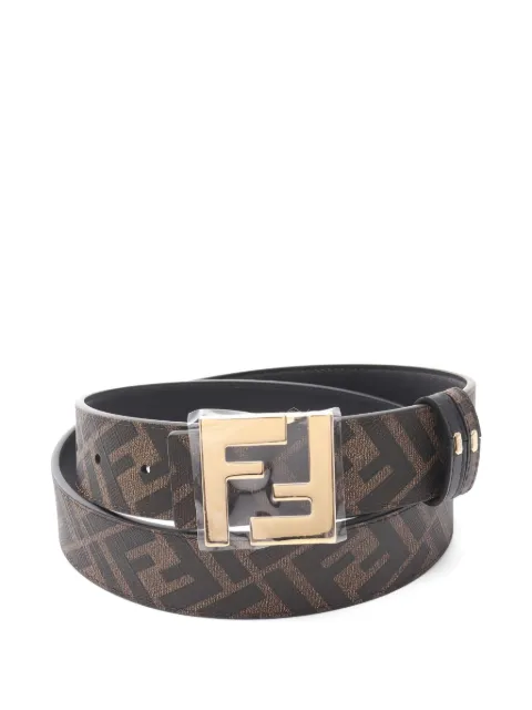 Fendi Pre-Owned FF-motif leather belt