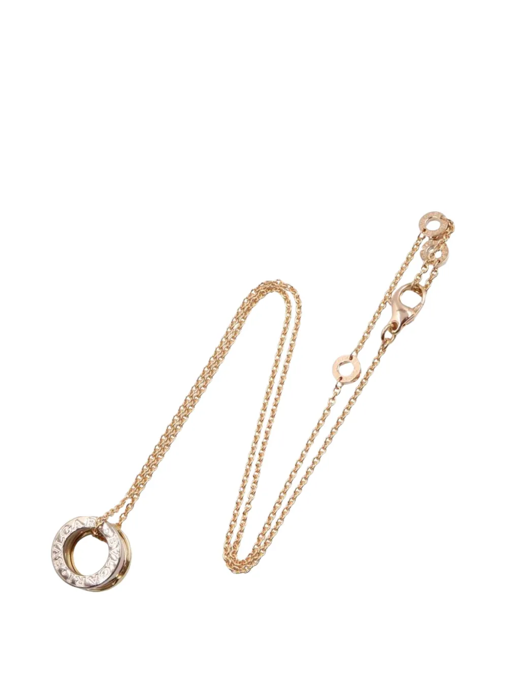 Bvlgari Pre-Owned 18K gold B-zero1 necklace - ゴールドトーン Bvlgari Pre-Owned 18K gold B-zero1 necklace - ゴールドトーン