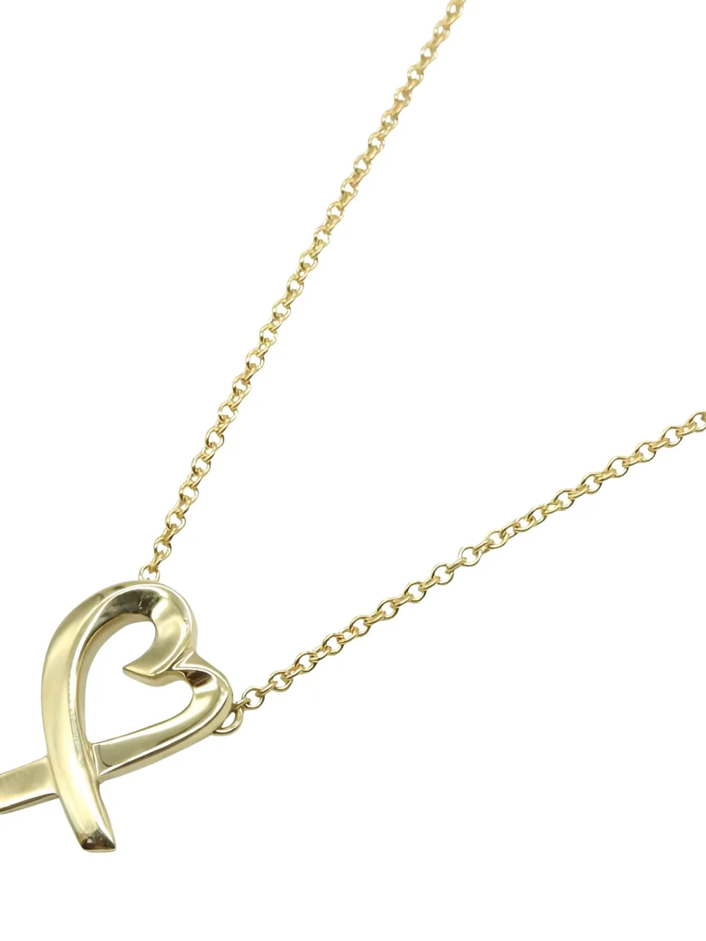Tiffany & Co. Pre-Owned 2010s 18K yellow gold Loving Heart necklace | Image 2