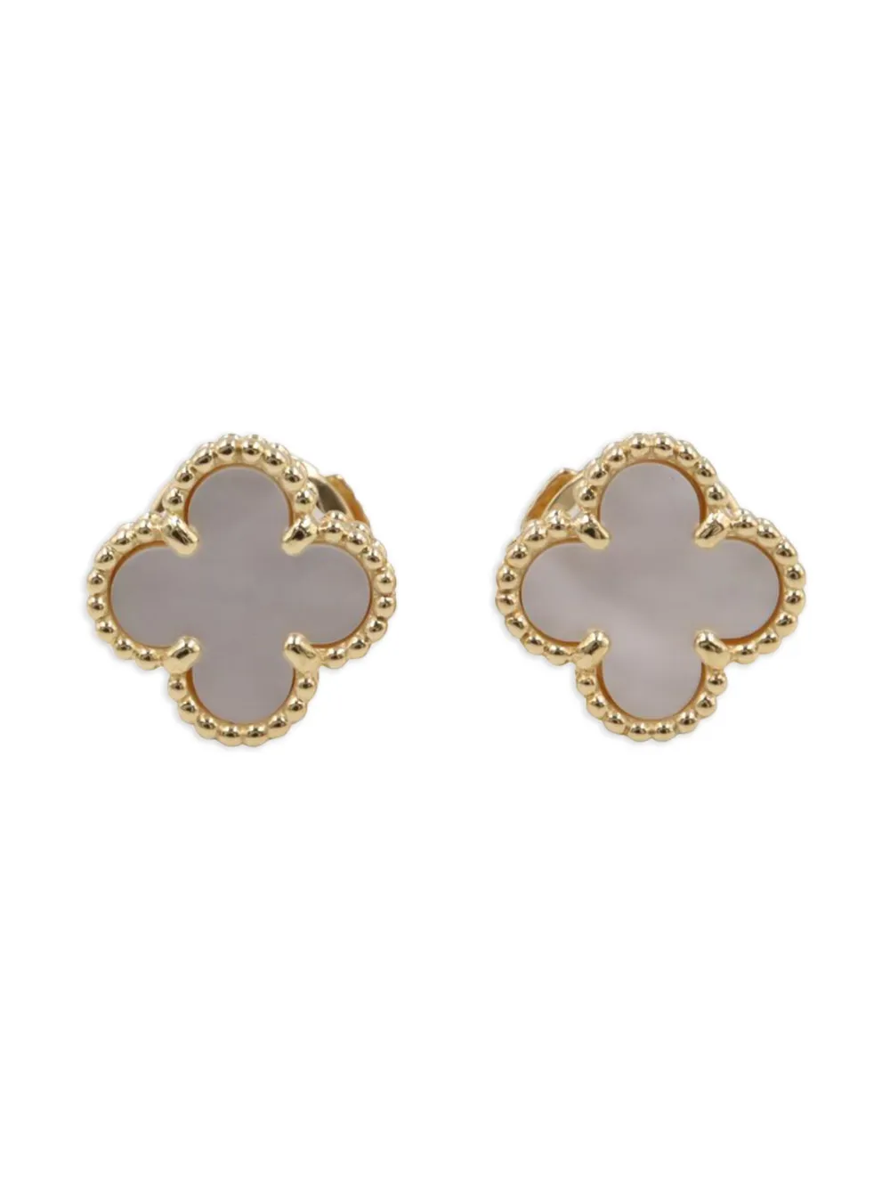Van Cleef & Arpels Pre-Owned 18K yellow gold Sweet Alhambra mother of Van Cleef & Arpels Pre-Owned 18K yellow gold Sweet Alhambra mother of