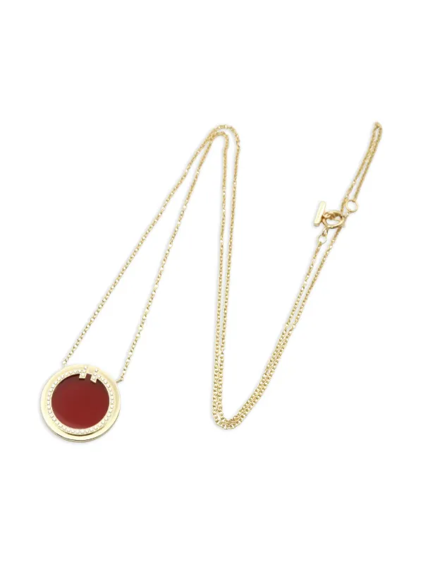 Tiffany & Co. Pre-Owned 18K Yellow Gold T Two Circle Diamond And