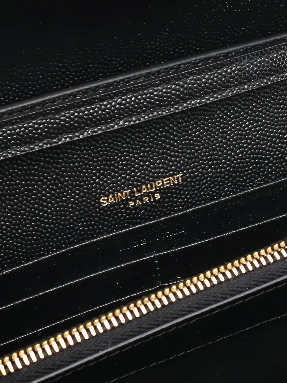 Pre-owned Saint Laurent Cassandre Envelope Shoulder Bag In Black