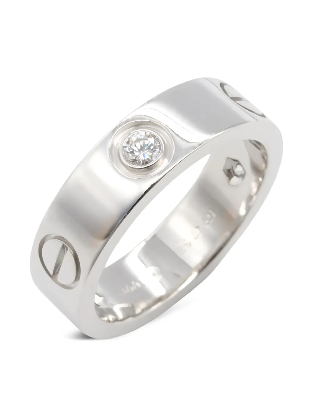 Cartier 18K white gold Love diamond ring | Image 2