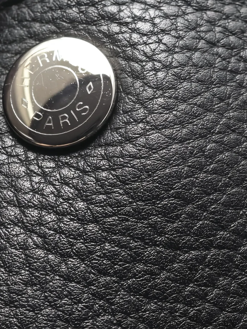 Pre-owned Hermes 2007 Garden Party Pm Tote Bag In Black