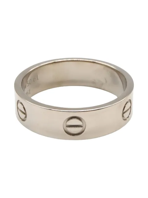 Cartier 18K white gold Love ring