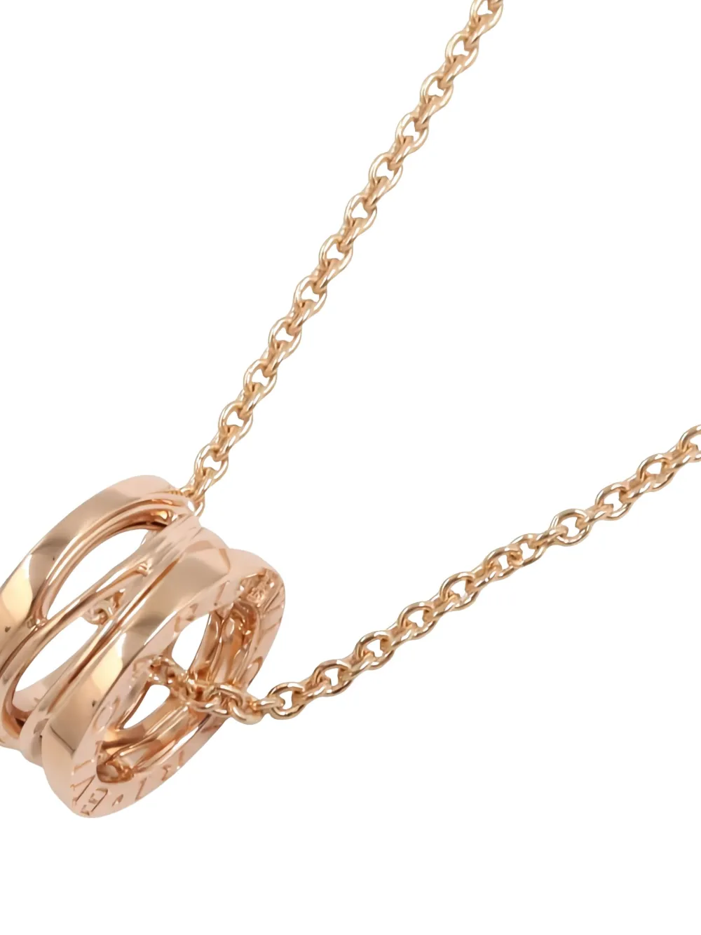 Bvlgari Pre-Owned 18K rose gold B-Zero1 necklace | Women | Image 2