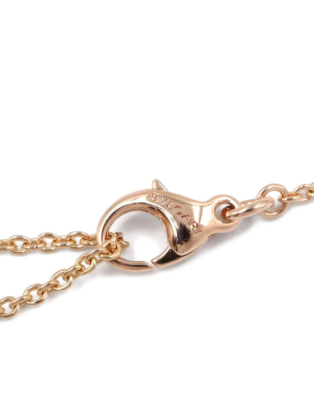 Pre-owned Bvlgari 18k Rose Gold B-zero1 Necklace