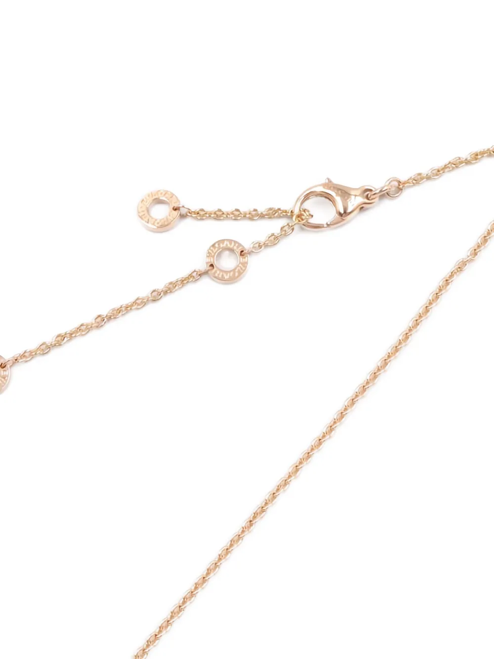 Pre-owned Bvlgari 18k Rose Gold B-zero1 Necklace