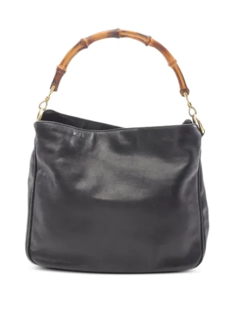 Gucci Pre-Owned Bamboo leather handbag