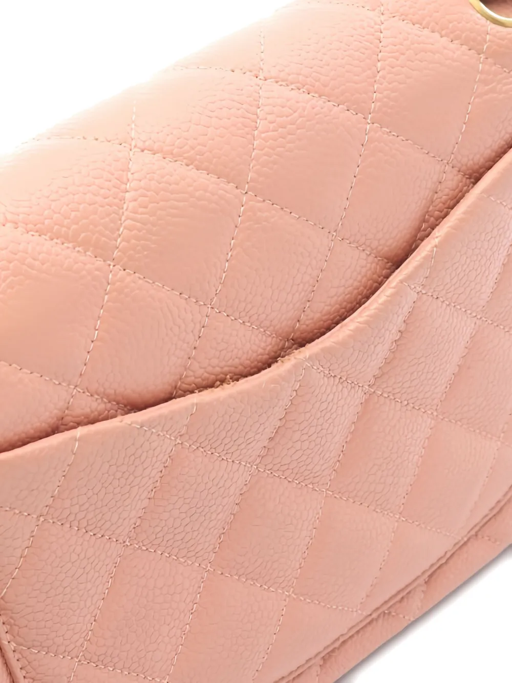 Pre-owned Chanel Double Flap Shoulder Bag In Pink