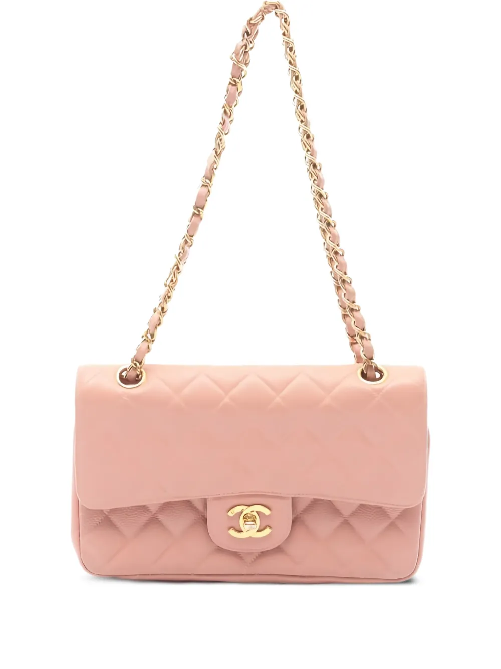 CHANEL Pre-Owned Double Flap shoulder bag - ピンク CHANEL Pre-Owned Double Flap shoulder bag - ピンク