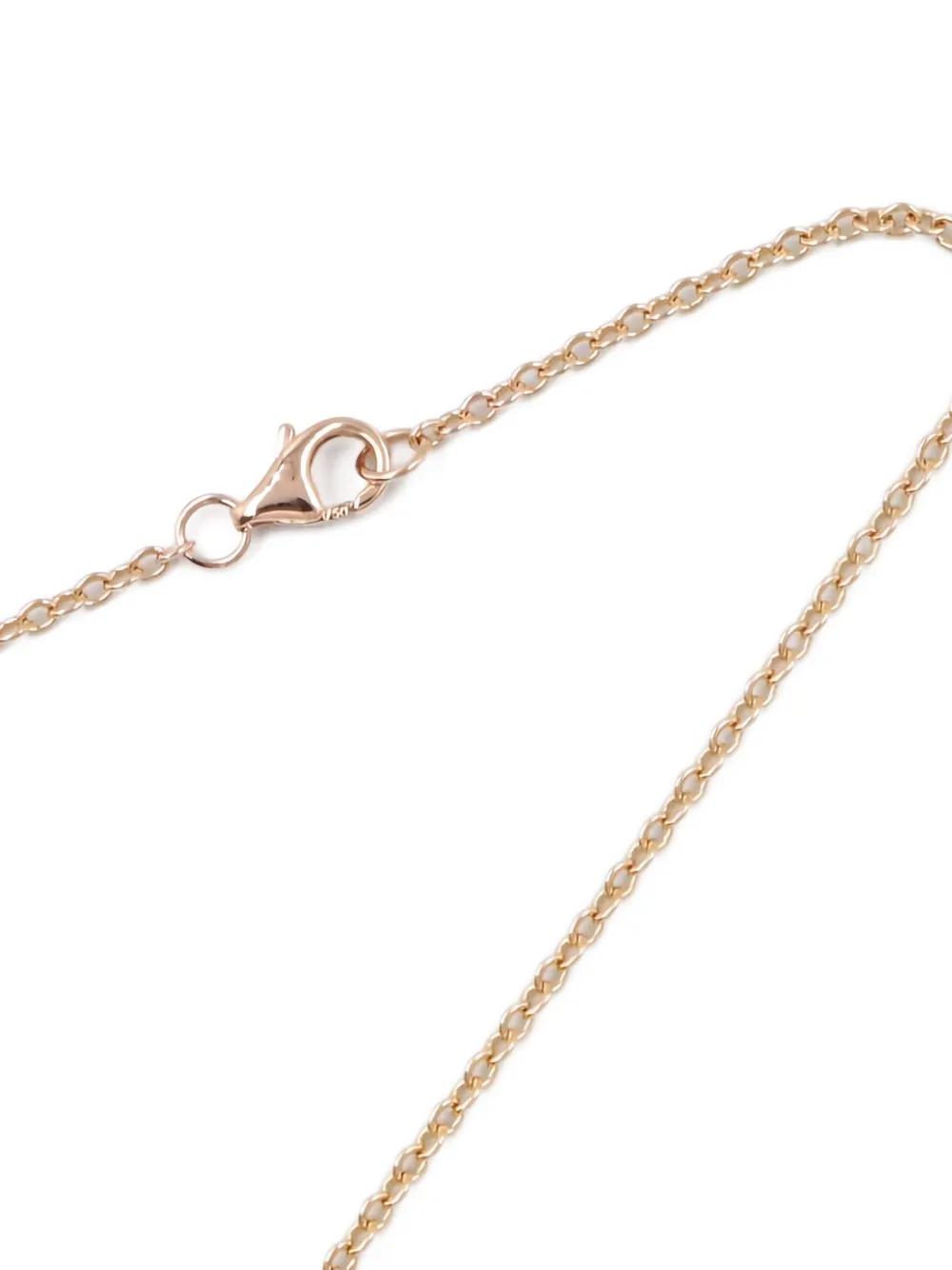 CARTIER Pre-owned 18k Pink Gold Baby Love Necklace In Yellow
