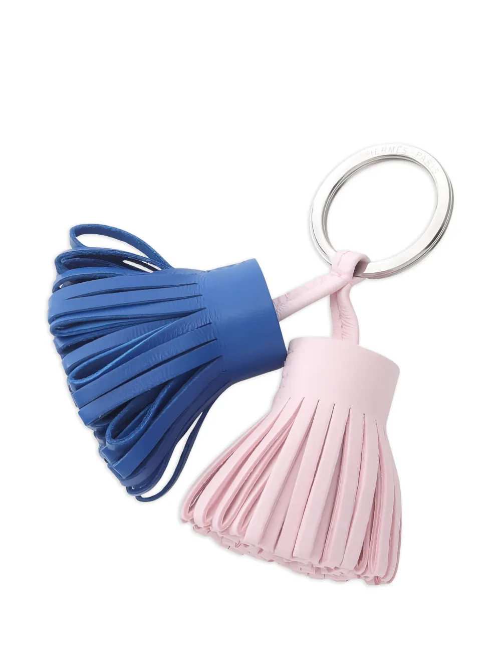 Hermès Pre-Owned tassel key ring - ブルー Hermès Pre-Owned tassel key ring - ブルー