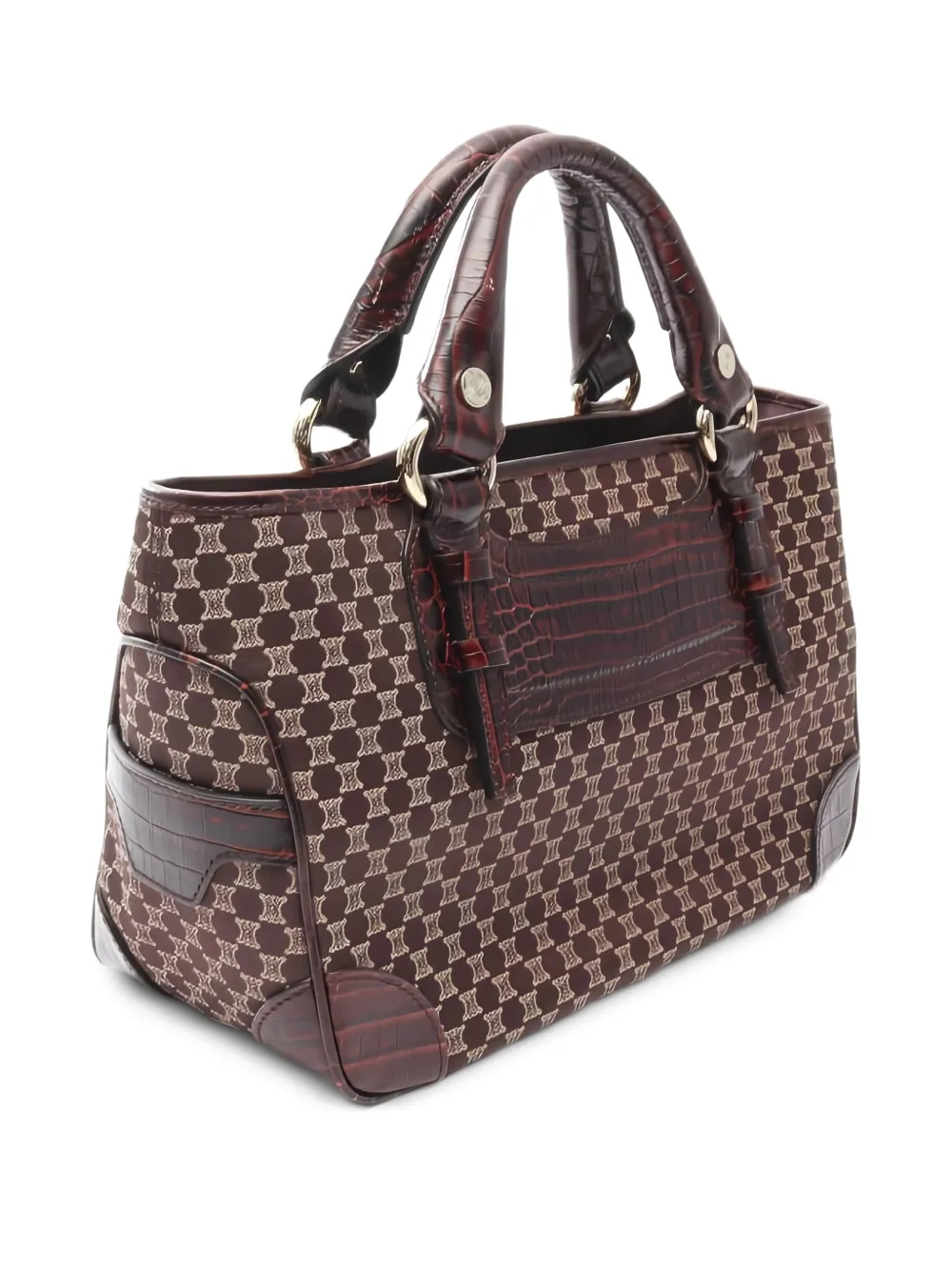 Celine Pre-Owned Macadam crocodile-effect tote bag | Pre-Owned | Image 2