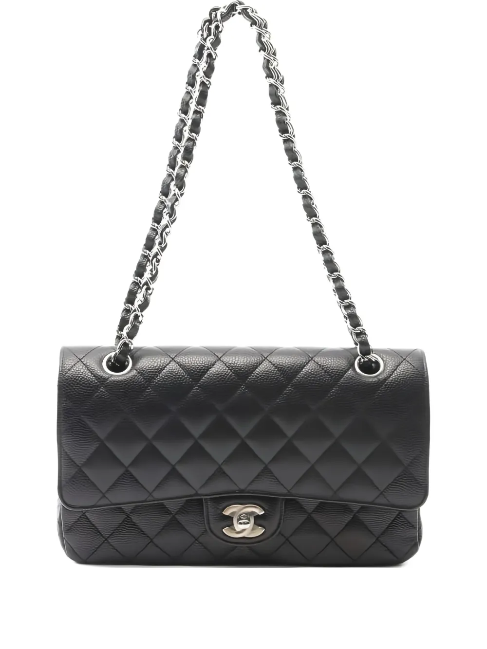 CHANEL Pre-Owned Double Flap shoulder bag - ブラック CHANEL Pre-Owned Double Flap shoulder bag - ブラック