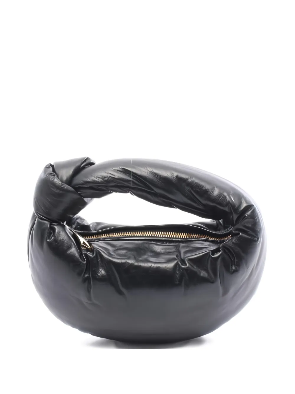 Bottega Veneta Pre-Owned 2020s mini Jody leather tote bag - ブラック Bottega Veneta Pre-Owned 2020s mini Jody leather tote bag - ブラック