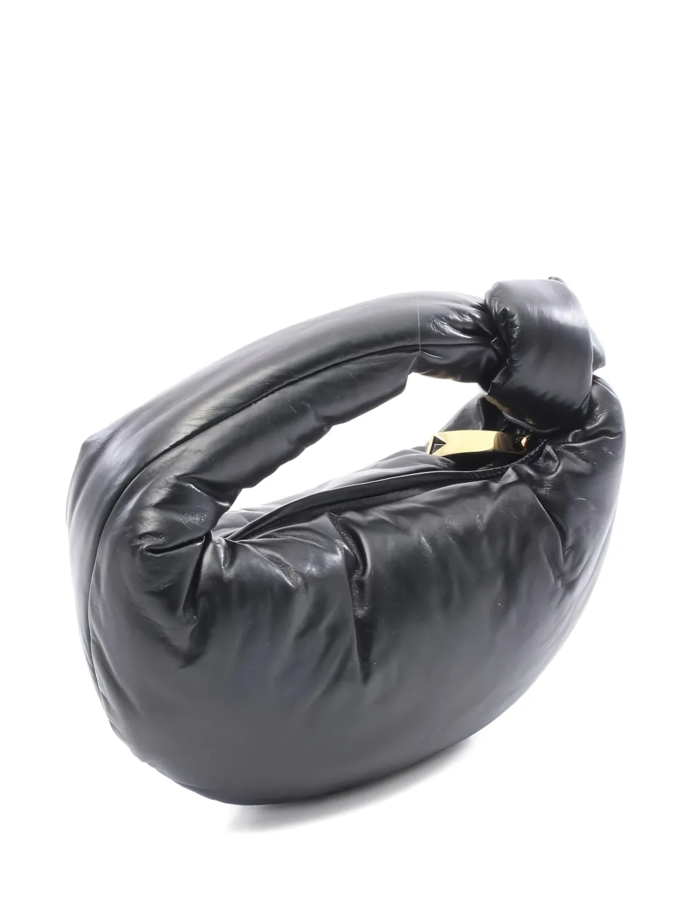 Bottega Veneta Pre-Owned 2020s Jody leren mini-shopper - Zwart