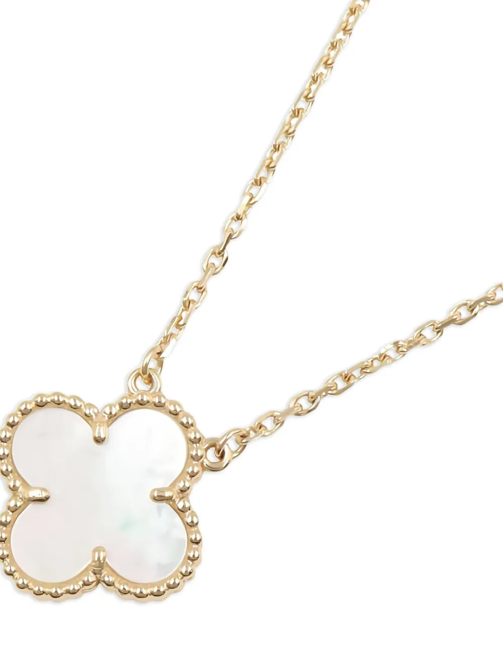 Van Cleef & Arpels Pre-Owned 18K yellow gold Alhambra necklace | Image 2