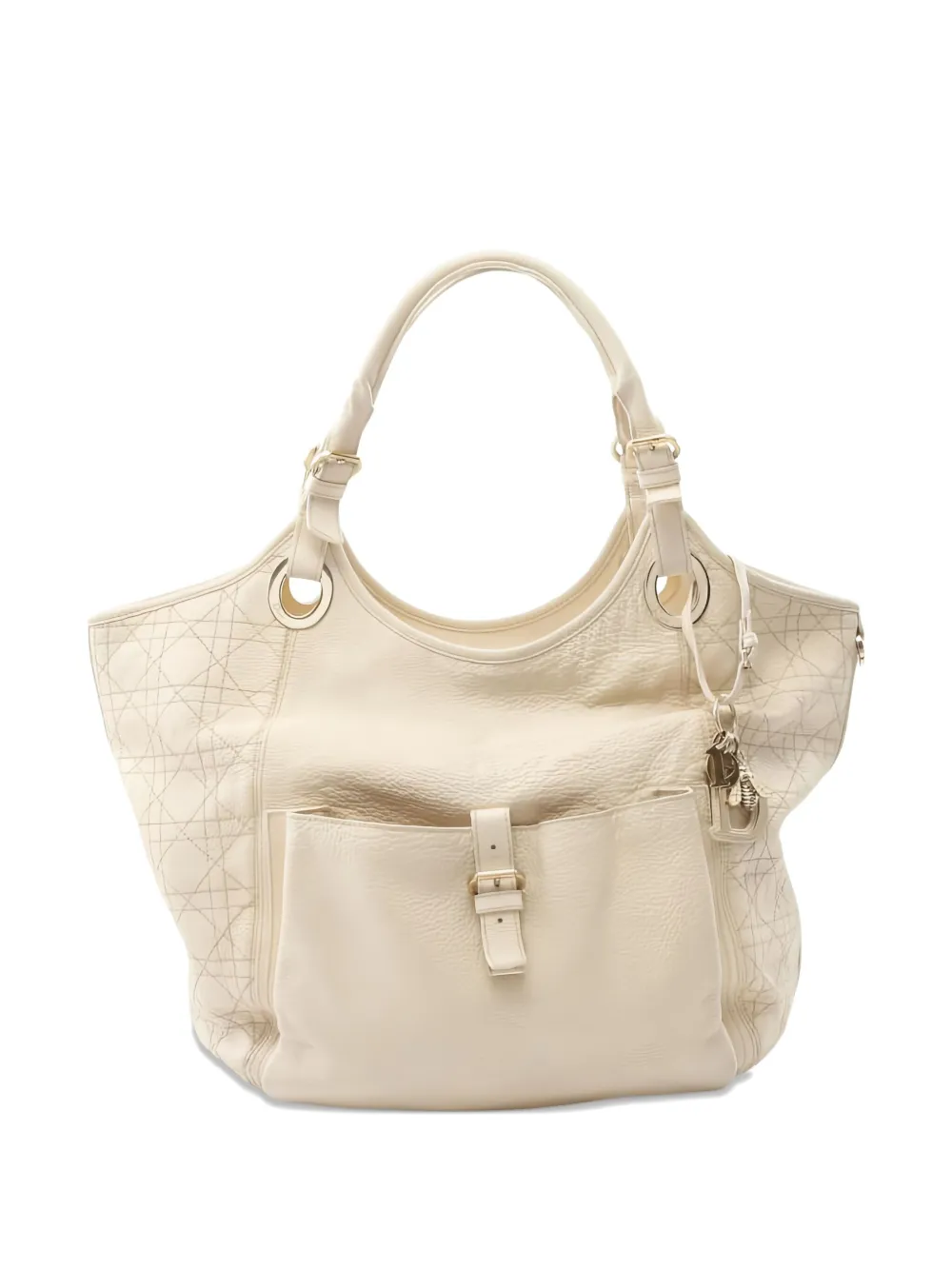 Christian Dior Pre-Owned 2000 Canage leather tote bag - ニュートラル Christian Dior Pre-Owned 2000 Canage leather tote bag - ニュートラル