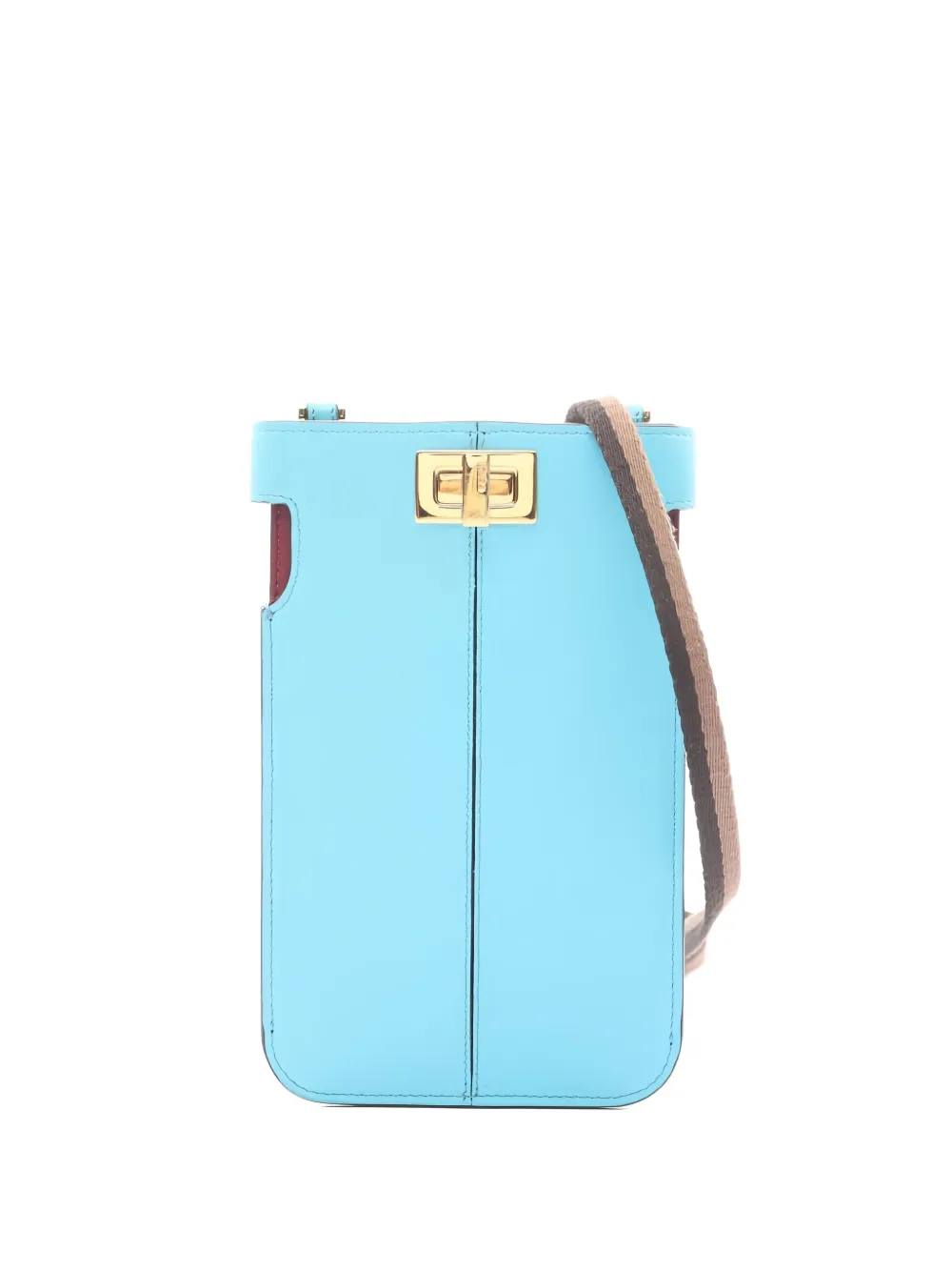 Fendi Pre-Owned 00s leather phone pouch - ブルー Fendi Pre-Owned 00s leather phone pouch - ブルー