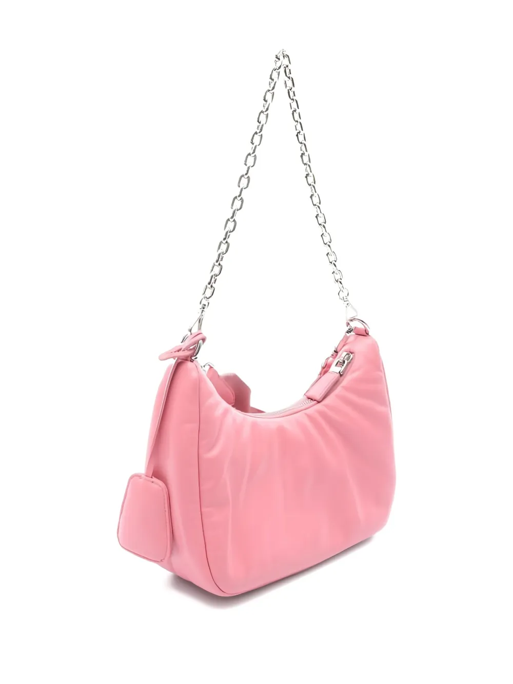 Pre-owned Prada 2005 Re-edition Chain Shoulder Bag In Pink
