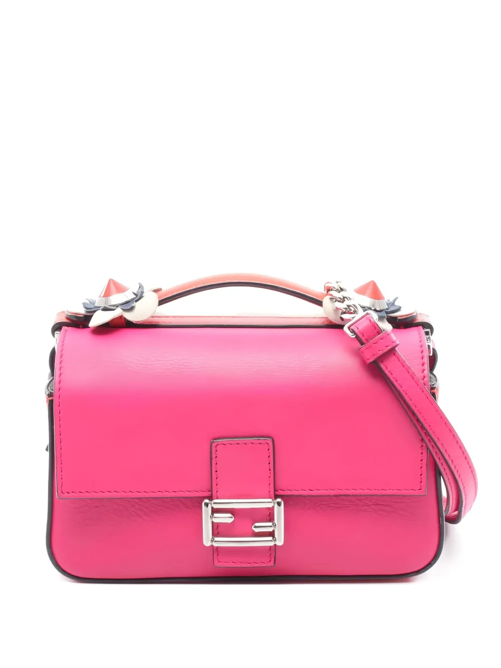 Fendi Pre-Owned Double Micro shoulder bag - ピンク Fendi Pre-Owned Double Micro shoulder bag - ピンク