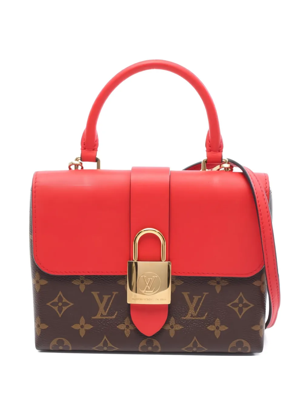 Pre-owned Louis Vuitton 2019 Rocky Bb Monogram Canvas Tote Bag In Brown