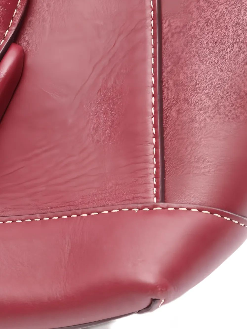 Pre-owned Bottega Veneta 00s The Arco 48 Shoulder Bag In Red