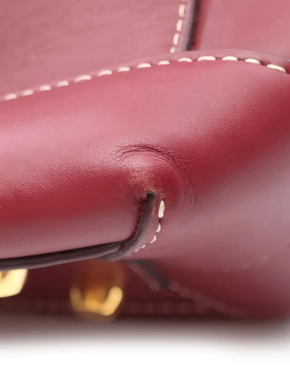 Pre-owned Bottega Veneta 00s The Arco 48 Shoulder Bag In Red