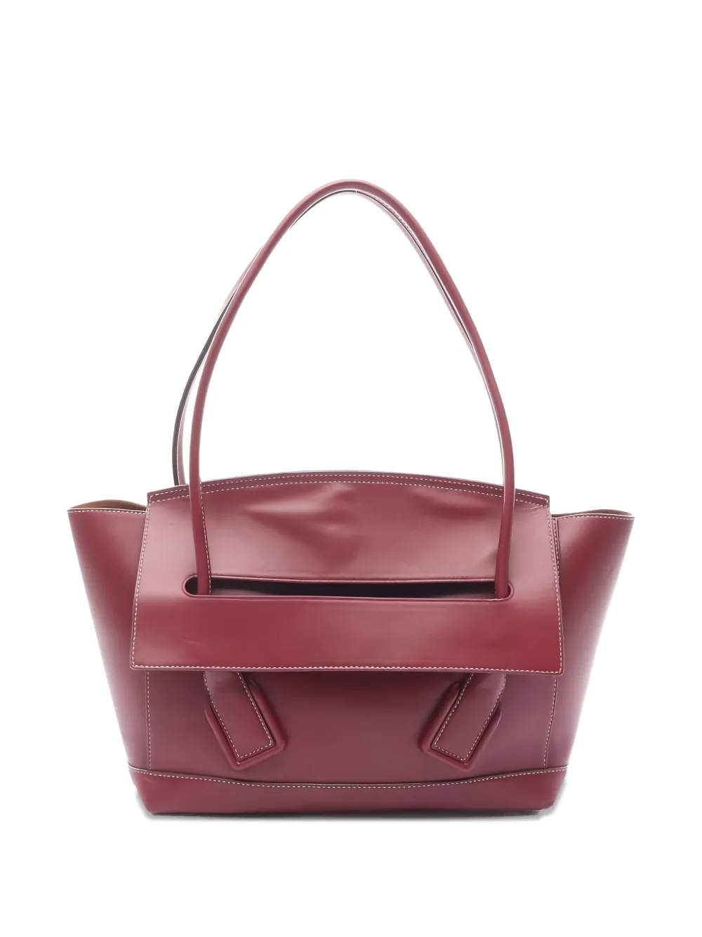 Bottega Veneta Pre-Owned 2000s The Arco 48 shoulder bag - レッド Bottega Veneta Pre-Owned 2000s The Arco 48 shoulder bag - レッド
