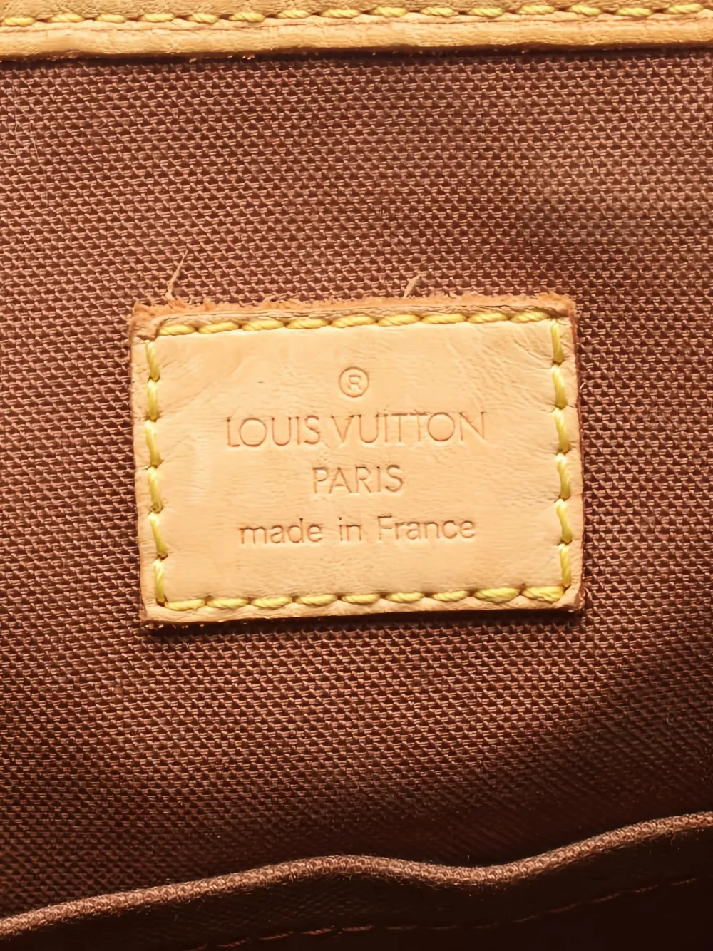 Pre-owned Louis Vuitton 2006 Monogram Batignolles Handbag In Brown