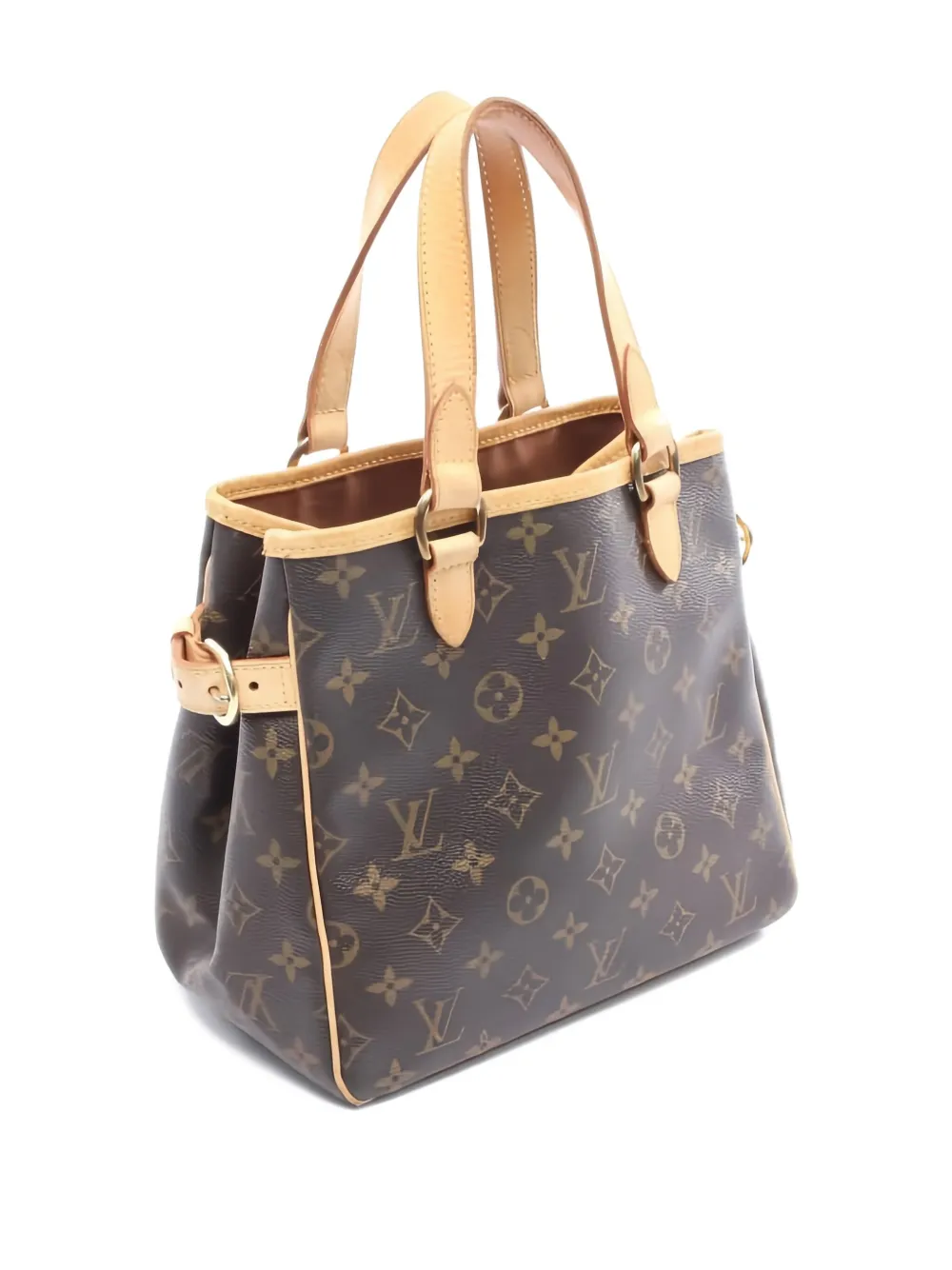 Pre-owned Louis Vuitton 2006 Monogram Batignolles Handbag In Brown