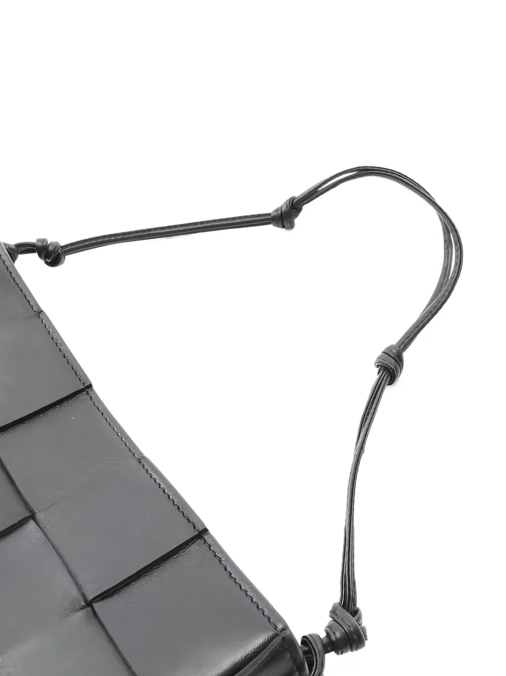 Bottega Veneta Pre-Owned 20s Maxi Intrecciato Cassette handtas Zwart