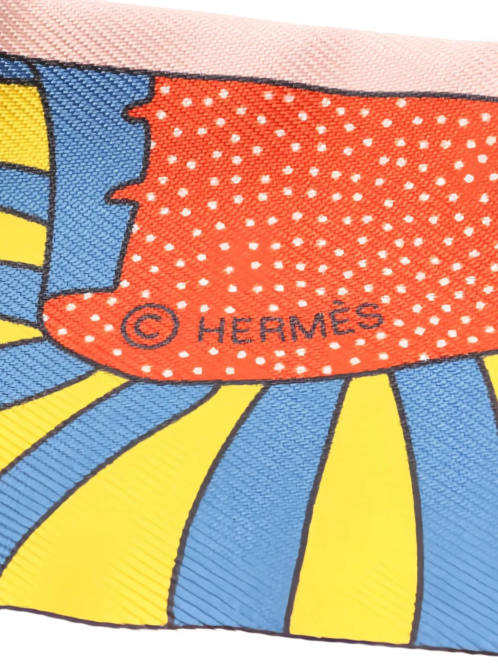Pre-owned Hermes Factory Suite Scarf In Pink