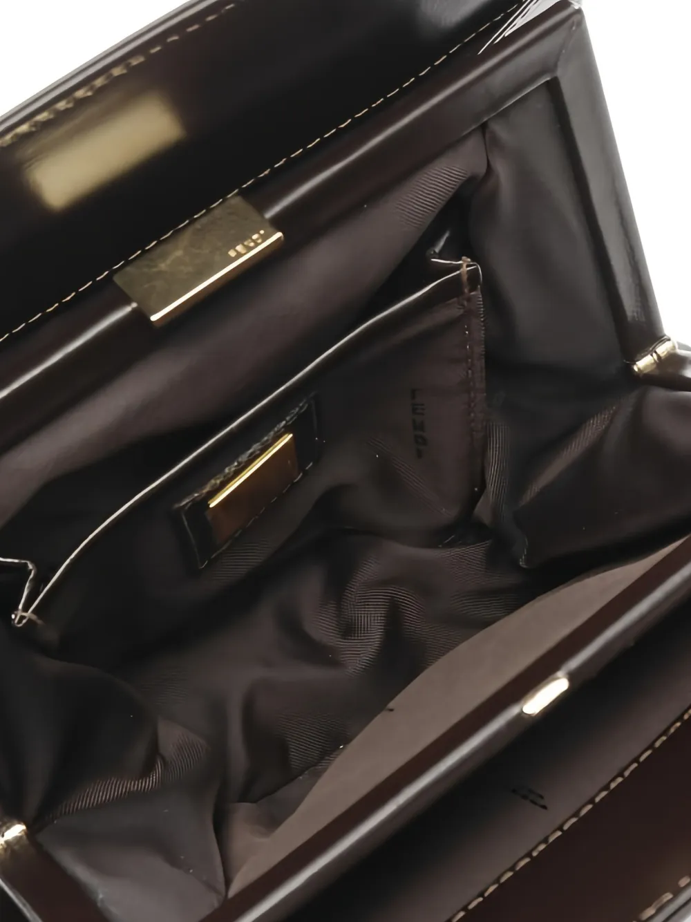 Pre-owned Fendi Leather Tote Bag In Brown