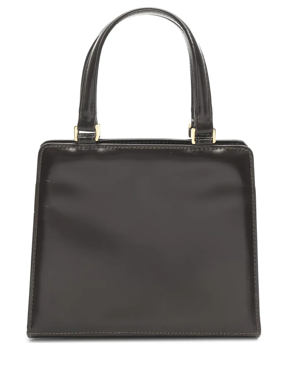 Pre-owned Fendi Leather Tote Bag In Brown